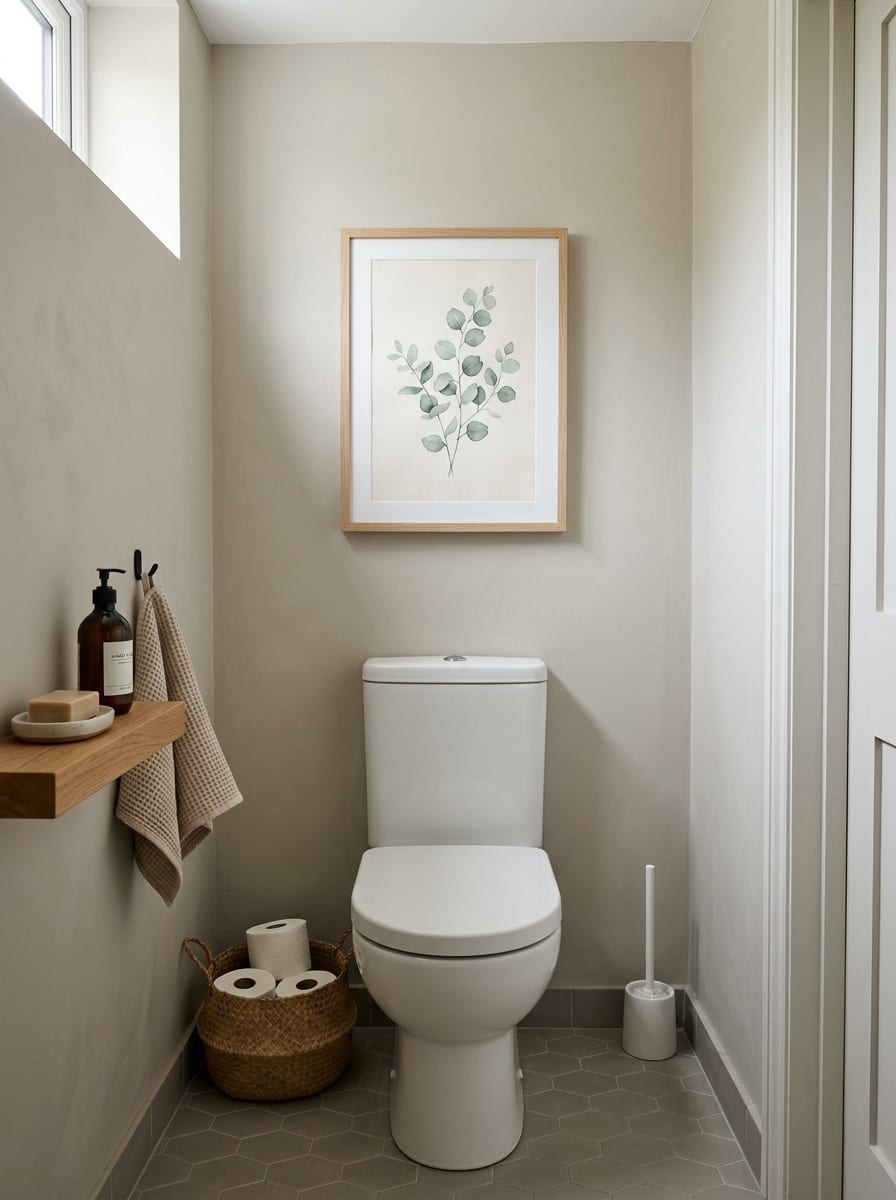 Framed Art Above the Toilet