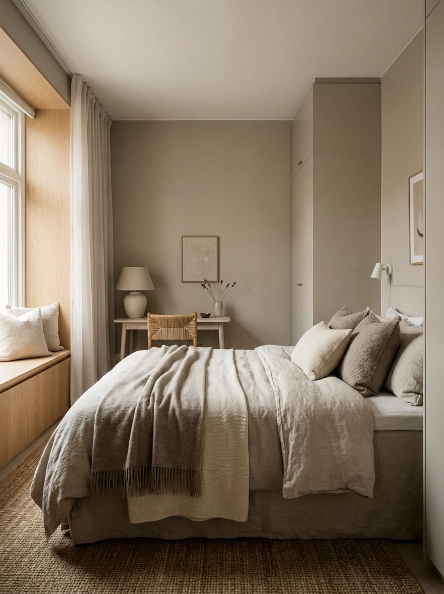 A Calm, Hotel-Like Bedroom Palette