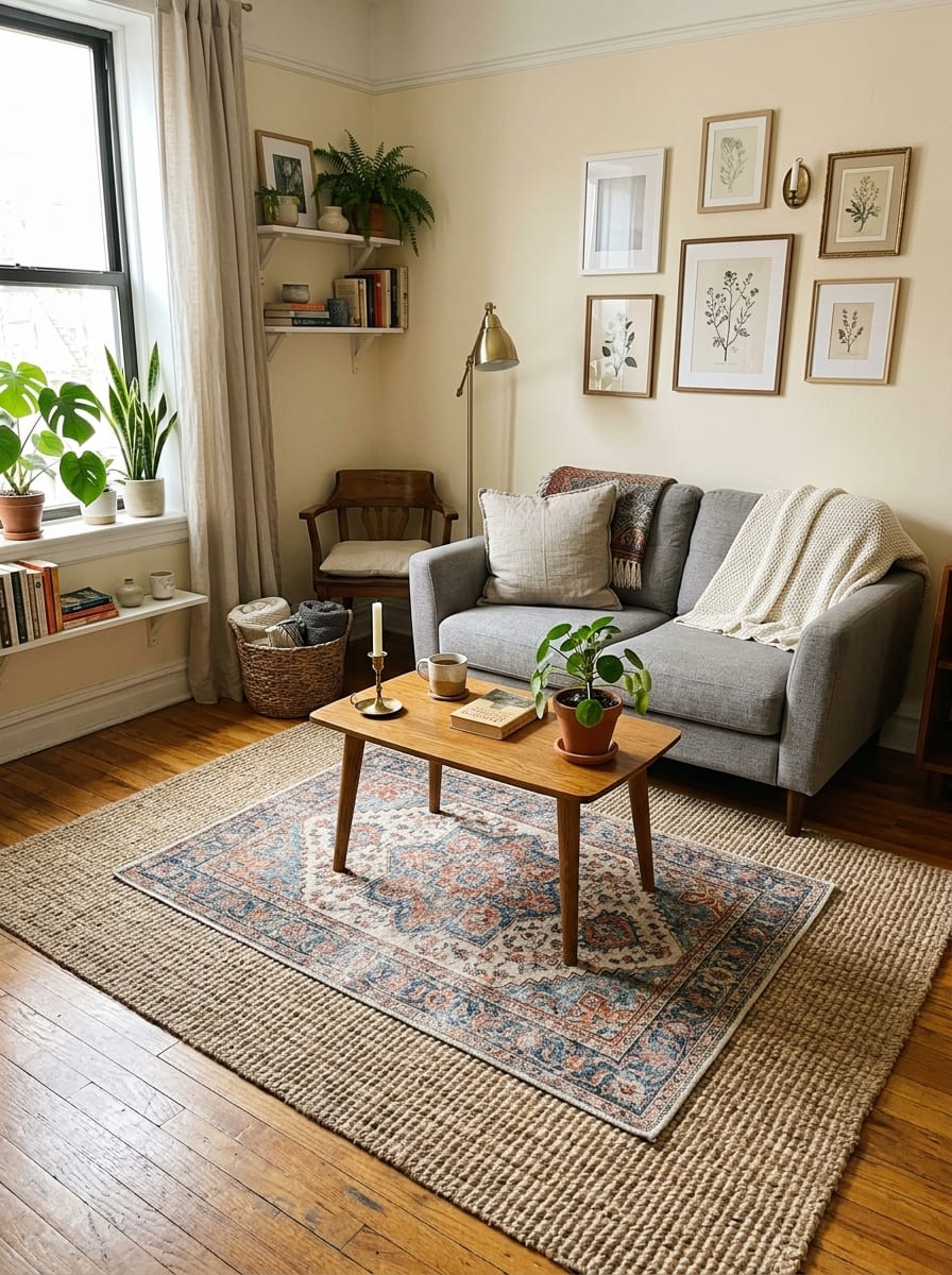 Budget Rug Layering Trick