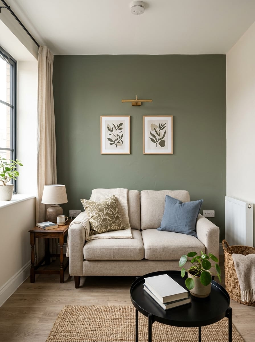 One Paintable Focal Wall
