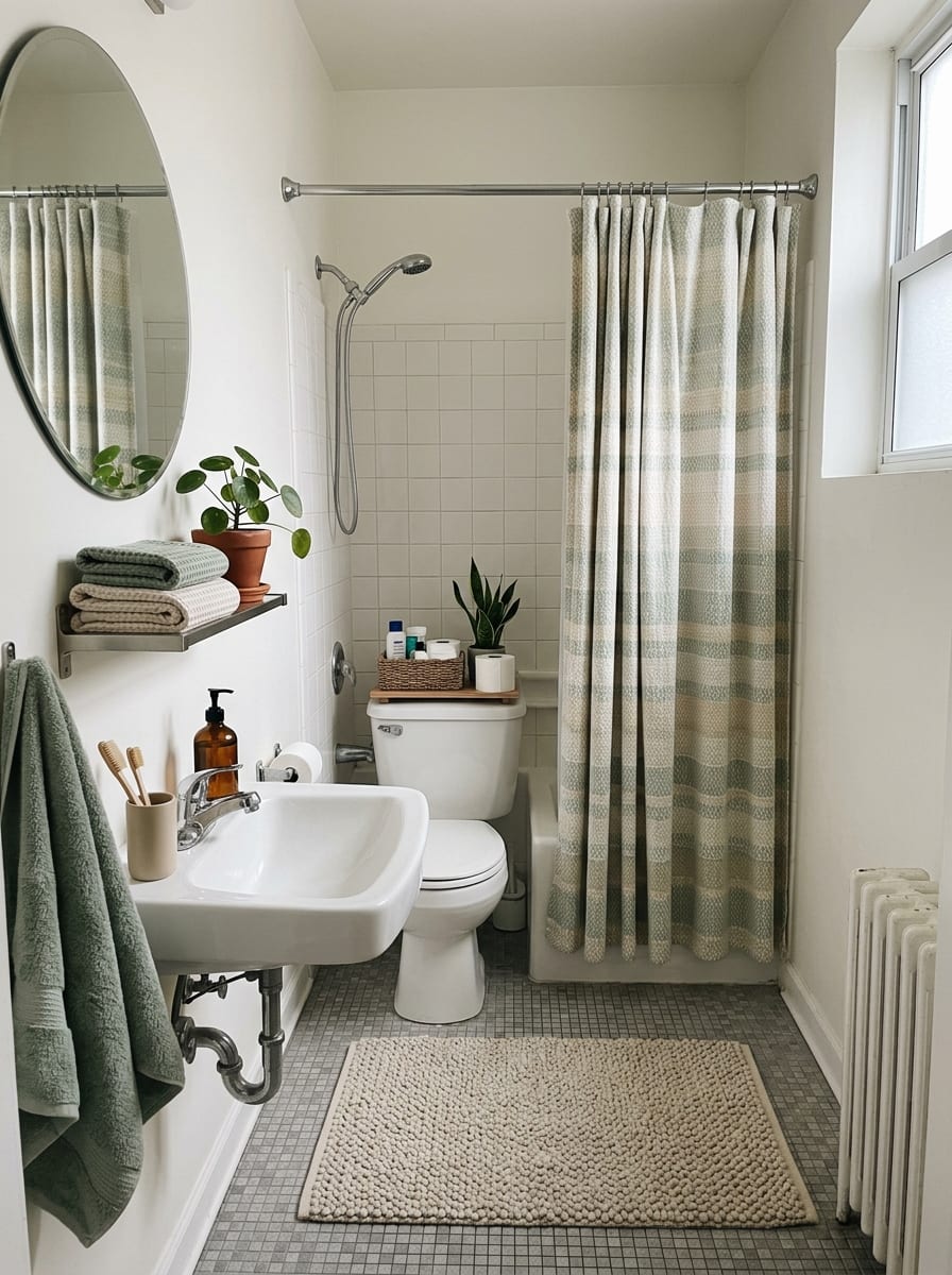 Simple Bathroom Textile Upgrade