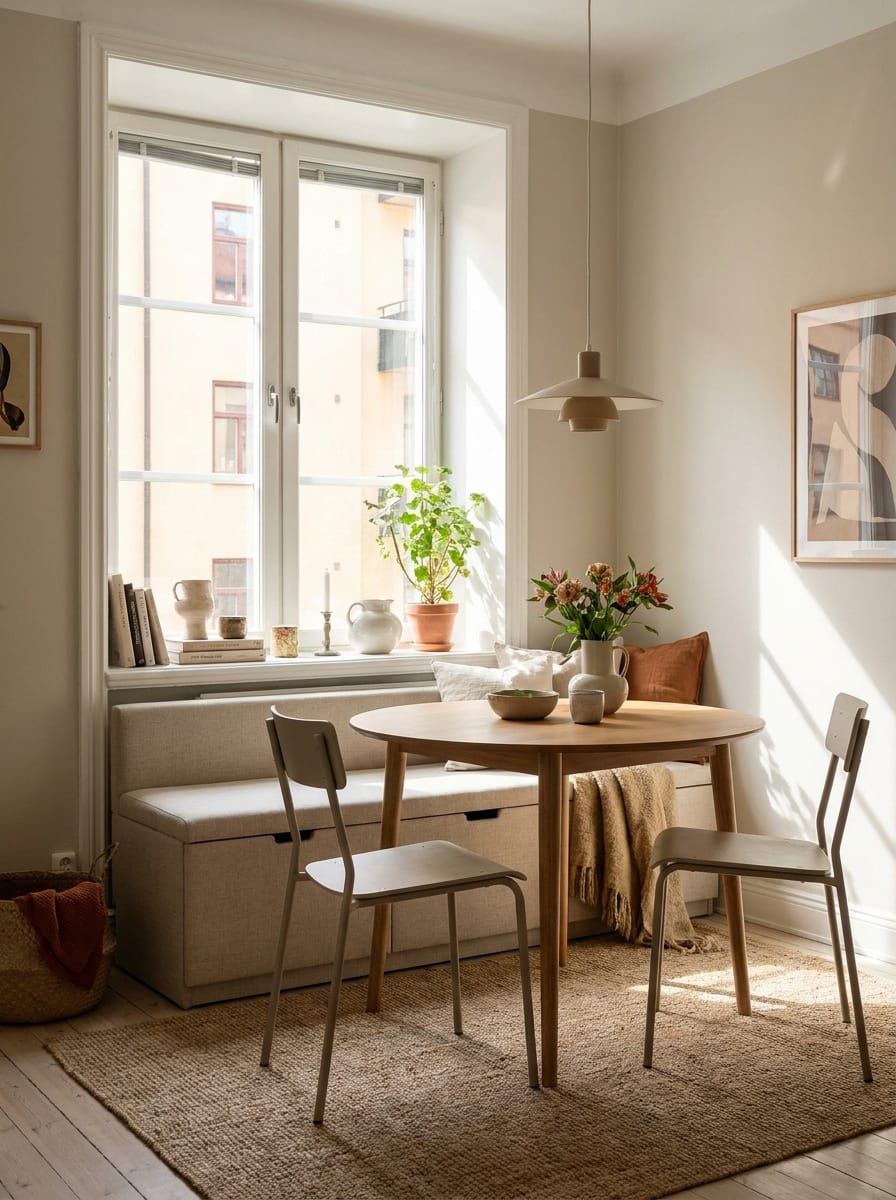 Double-Duty Bench Seating
