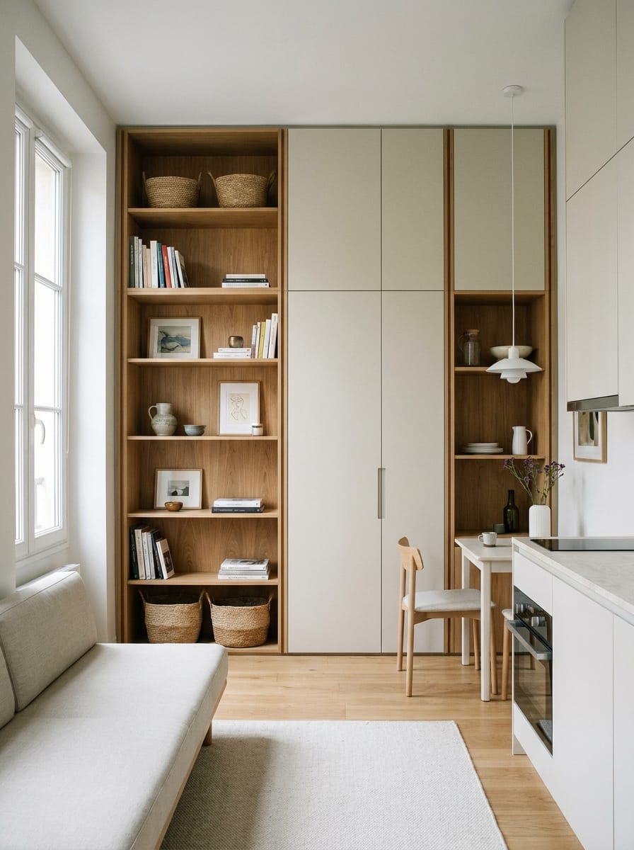 Vertical Storage Wall